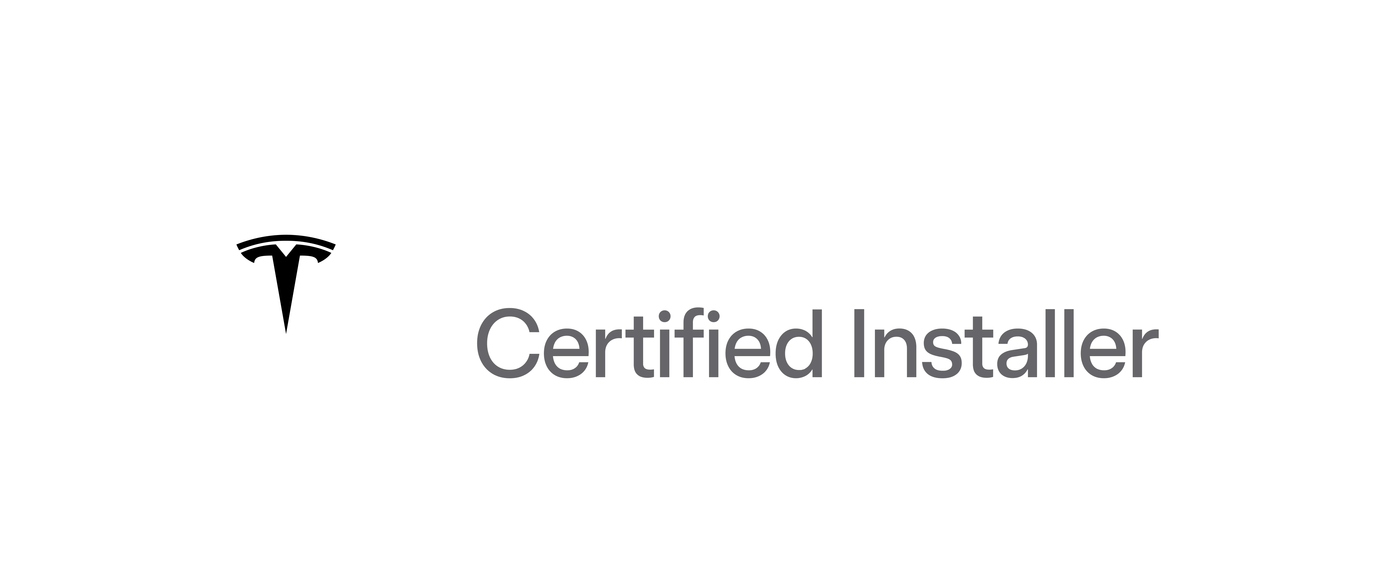 Tesla WallConnector Certified Installer